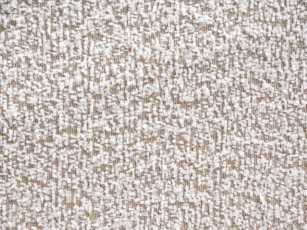Beliani Lova su patalynės dėže BASTON, bouclé audinys, šviesi smėlio spalva, 160 x 200 cm