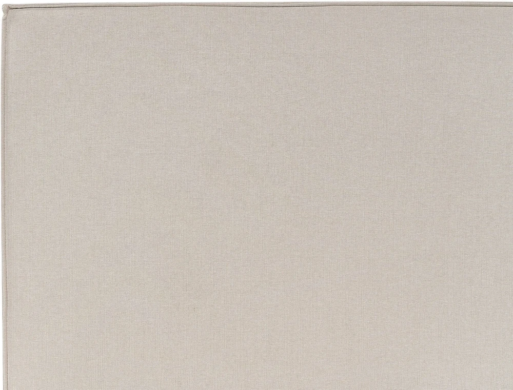 Beliani Dvipulė lova su patalynės dėže MOISSAC smėlio spalvos 180 x 200 cm