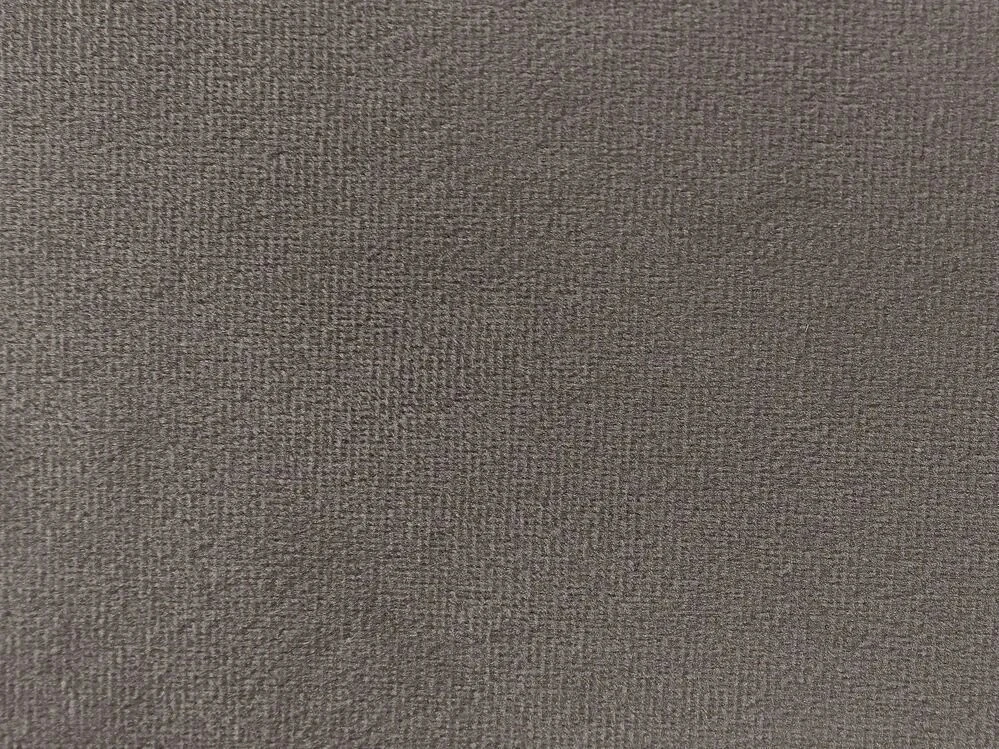 Beliani Lova su patalynės dėže VINCENNES veliūrinė smėlio pilkumo spalvos 160 x 200 cm
