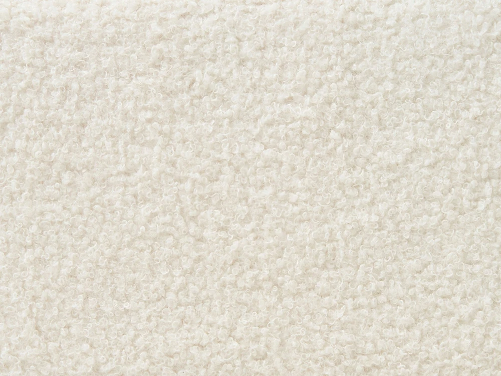 Beliani Lova su stalčiais SOUTRIN Boucle, nebalinta balta, 160 x 200 cm