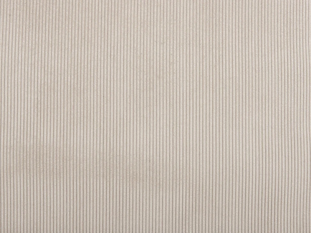Beliani Vakarinė lova iš kordinės medžiagos MELLE 140 x 200 cm smėlio spalvos