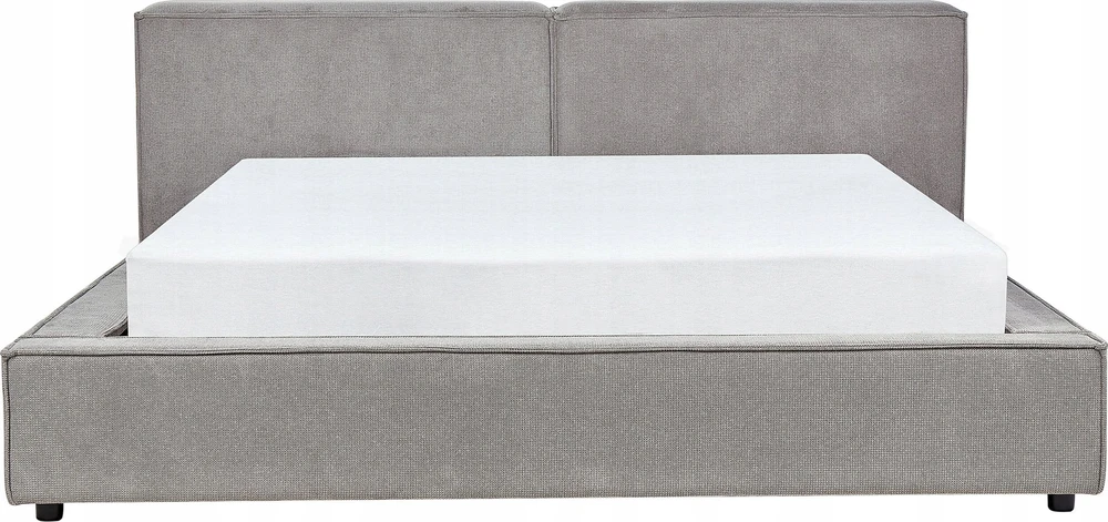 Beliani Lova LINARDS 180 x 200 cm Pilka