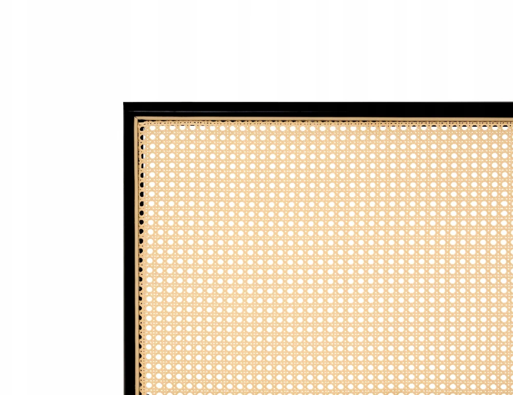 Beliani Technorattano lova AVANTON 140 x 200 cm juoda
