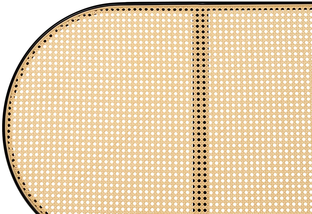 Beliani Technorattano lova BOULIN 140 x 200 cm, juoda