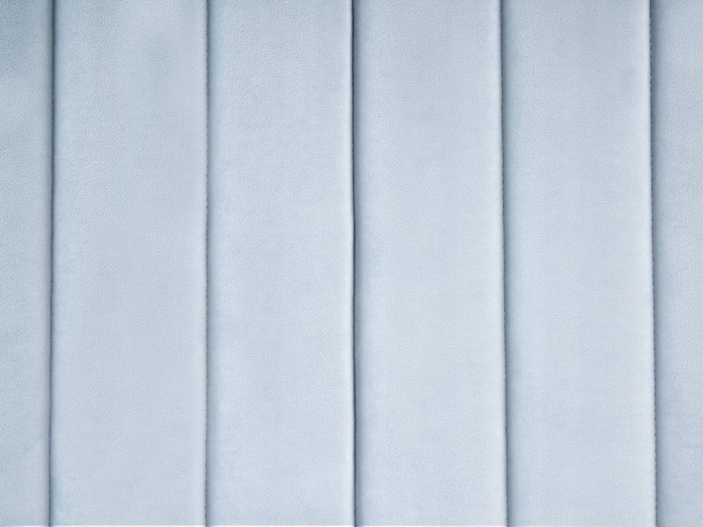 Beliani Visuvelūrinė lova LUNAN 180 x 200 cm, melsva