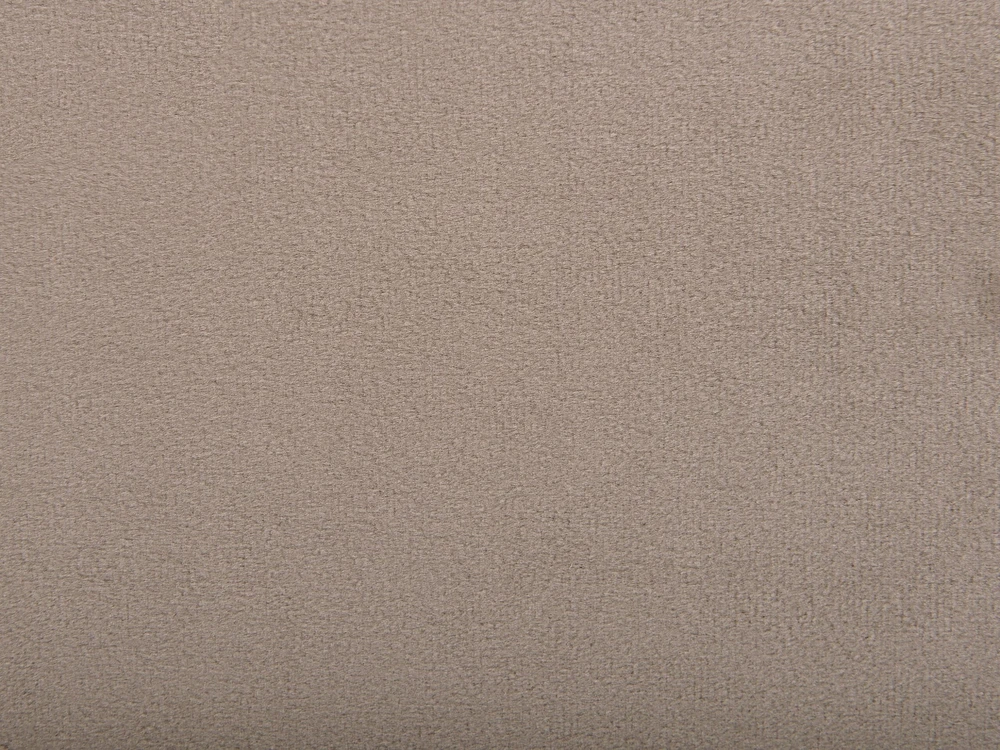 Beliani Velvetinė lova AMBILLOU 140 x 200 cm smėlio spalvos
