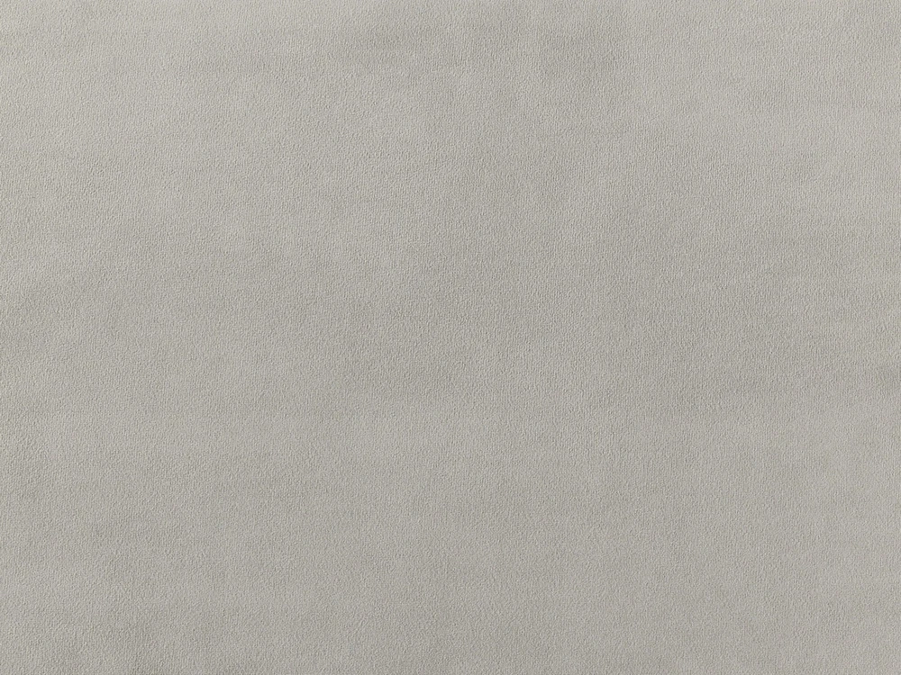Beliani Velvetinė lova CHALEIX 140 x 200 cm Šviesiai pilka