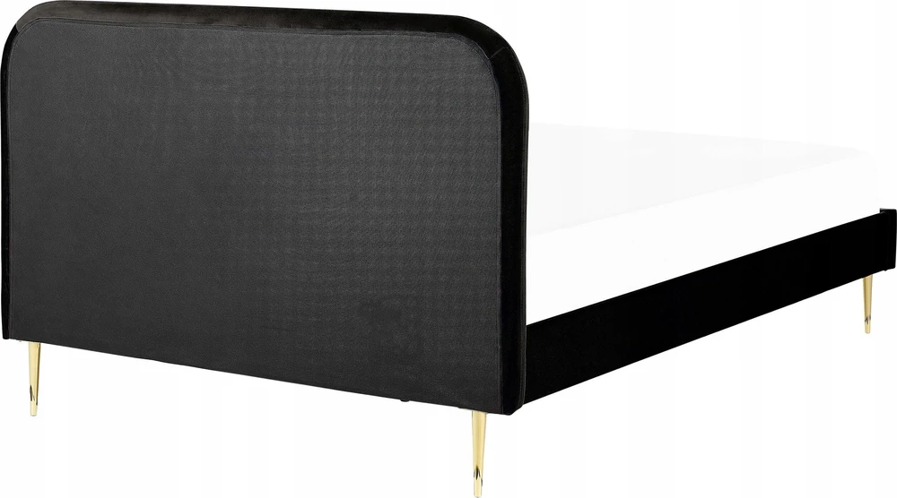 Beliani Viengulė lova FLAYAT 160 x 200 cm, juoda