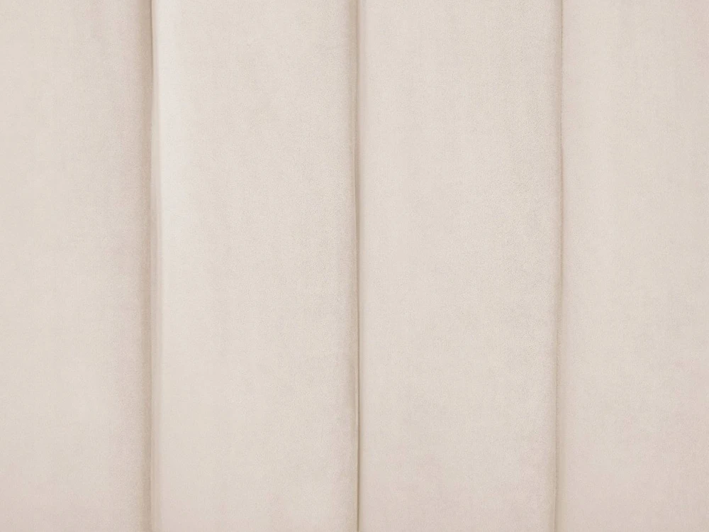 Beliani Velvetinė lova AMBILLOU 160 x 200 cm šviesiai pilka