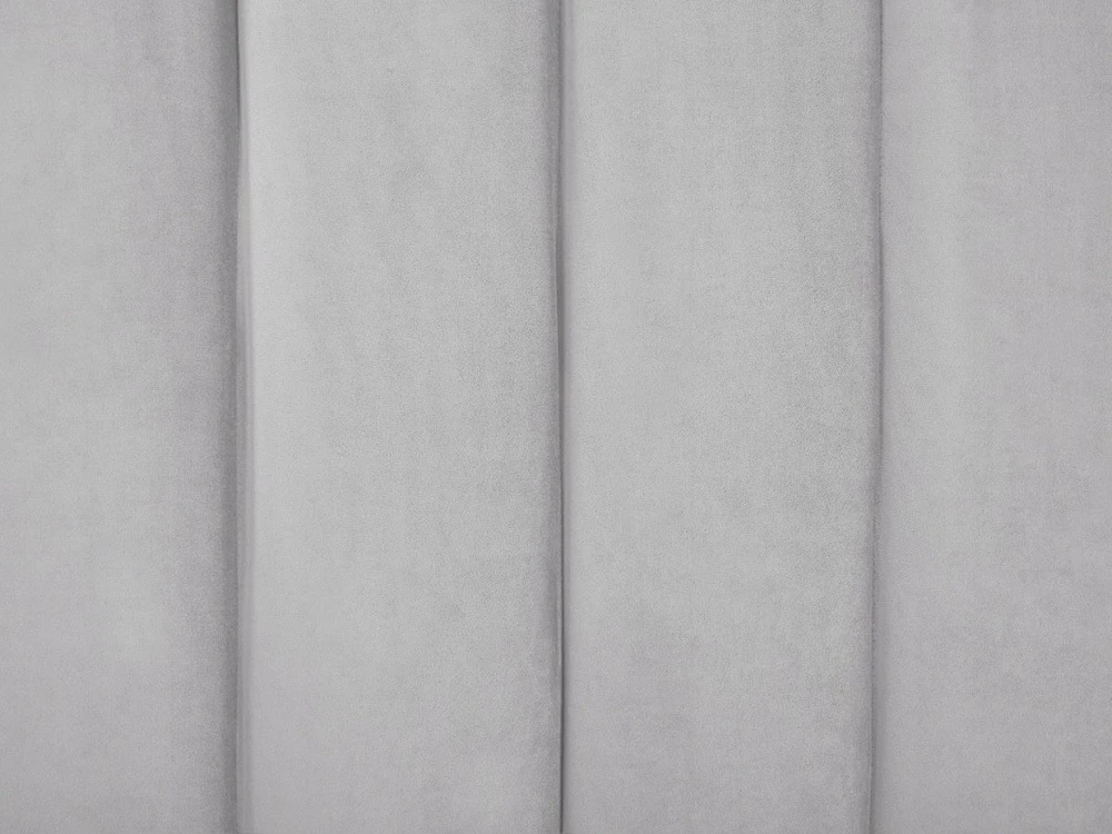 Beliani Visiutinė lova AMBILLOU 180 x 200 cm Šviesiai pilka