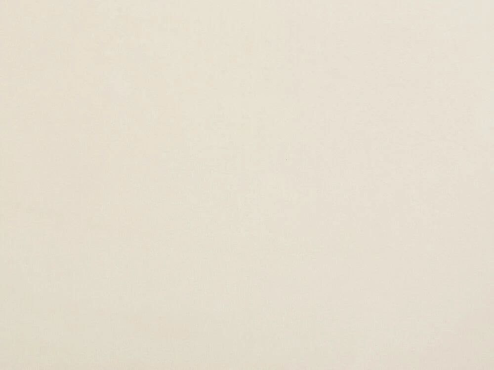 Beliani Dviejų asmenų lova Velvet ARETTE 180 x 200 cm šviesiai smėlio spalvos
