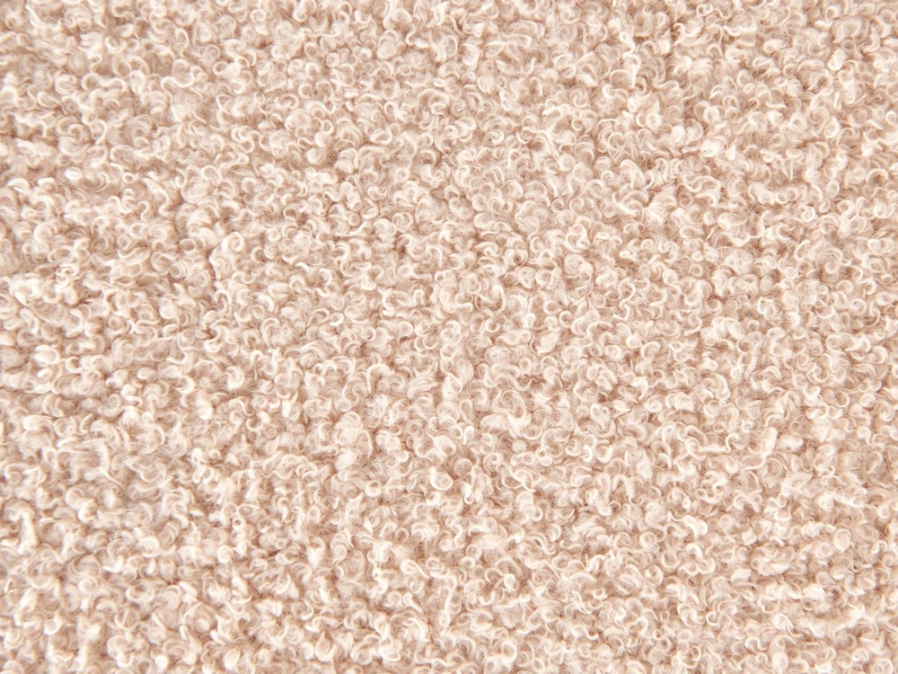 Beliani Vandens lova Boucle ALBI 160 x 200 cm smėlio spalvos