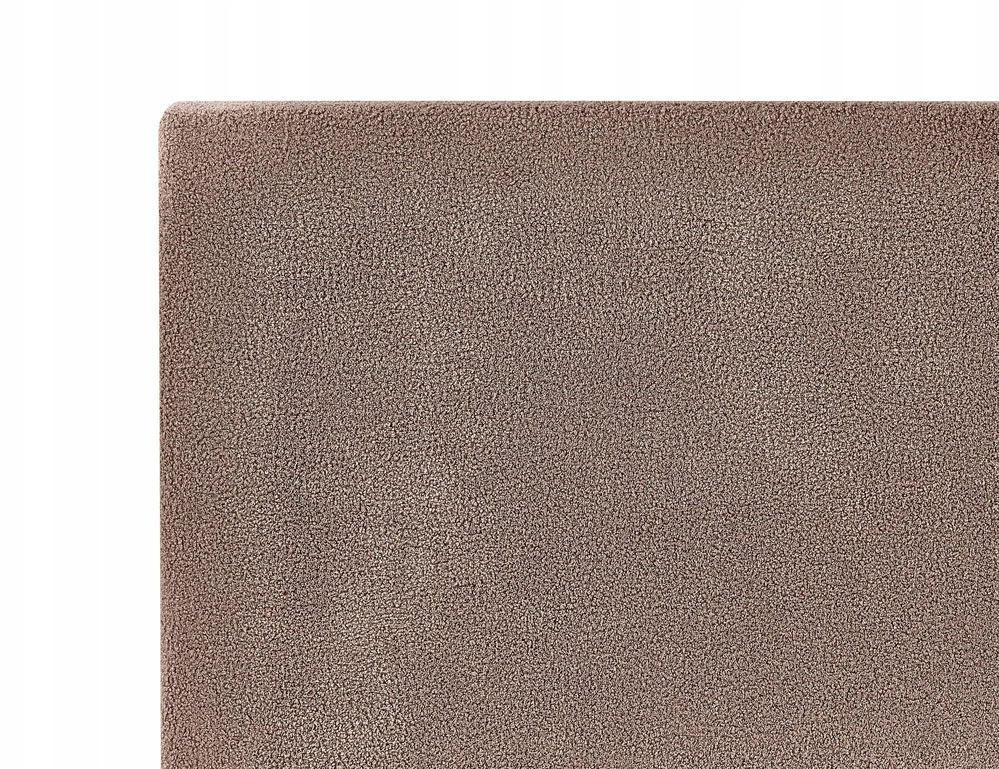 Beliani Vandeninė lova Boucle ALBI 180 x 200 cm, ruda