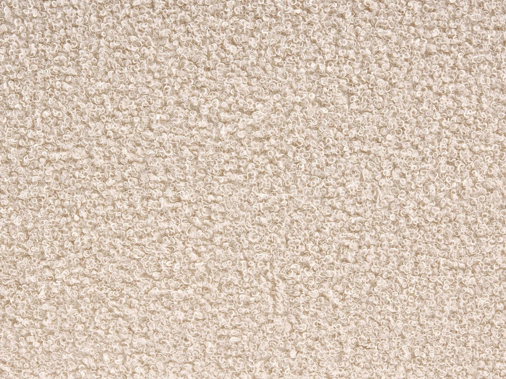 Beliani Vandeninė lova Boucle LAVAUR 160 x 200 cm smėlio spalvos