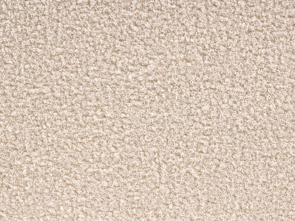 Beliani Vandens lova Boucle LAVAUR 180 x 200 cm smėlio spalvos