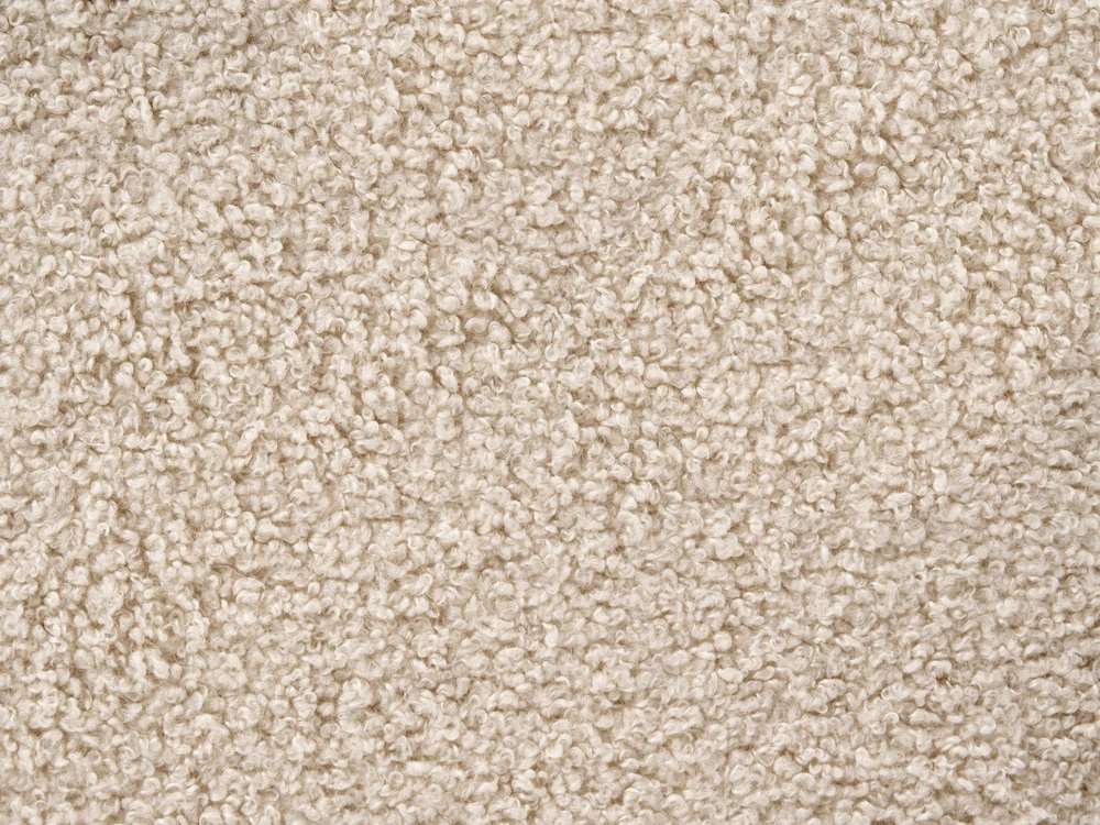 Beliani Vandens lova Boucle VAUCLUSE 180 x 200 cm smėlio spalvos