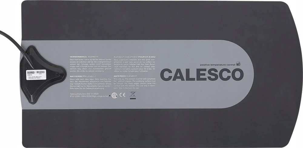 Beliani Vandens lova iš veliūro AVALLON 180 x 200 cm smėlio spalvos