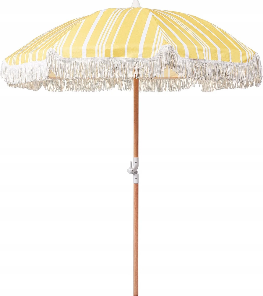 Beliani Sodo skėtis 150 cm MONDELLO Geltonas