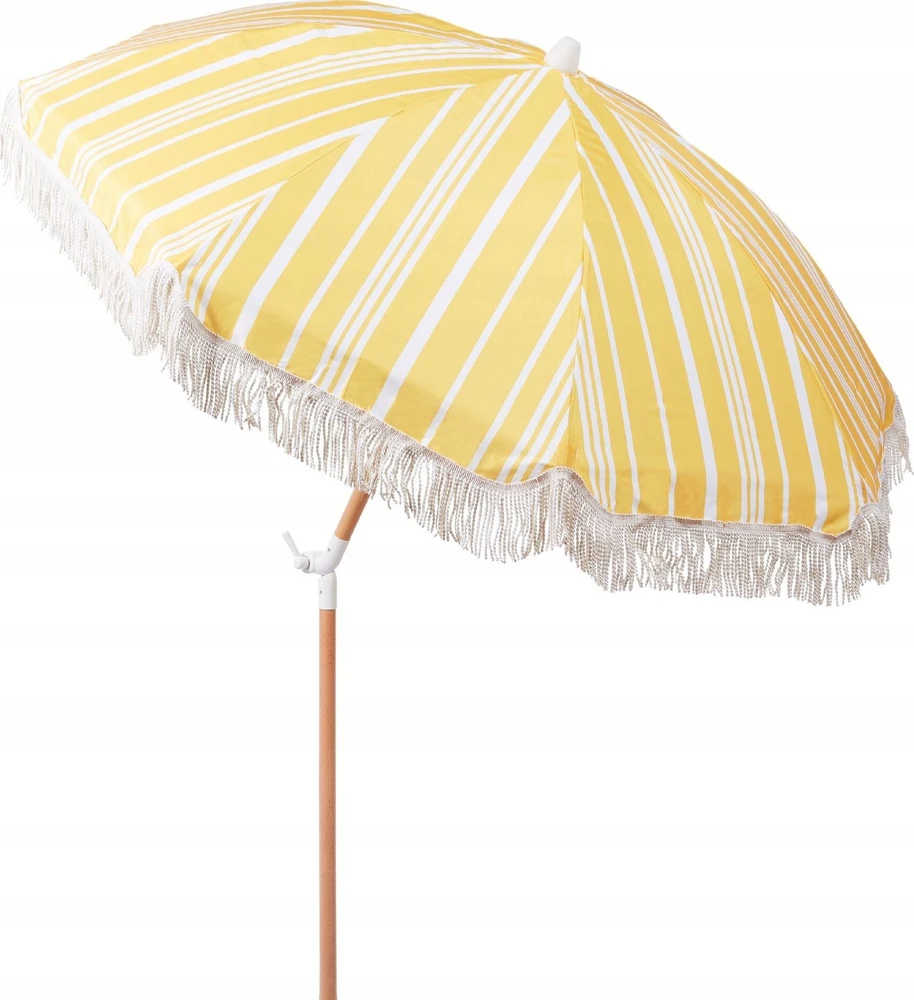 Beliani Sodo skėtis 150 cm MONDELLO Geltonas