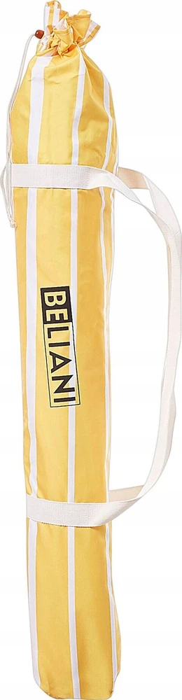 Beliani Sodo skėtis 150 cm MONDELLO Geltonas
