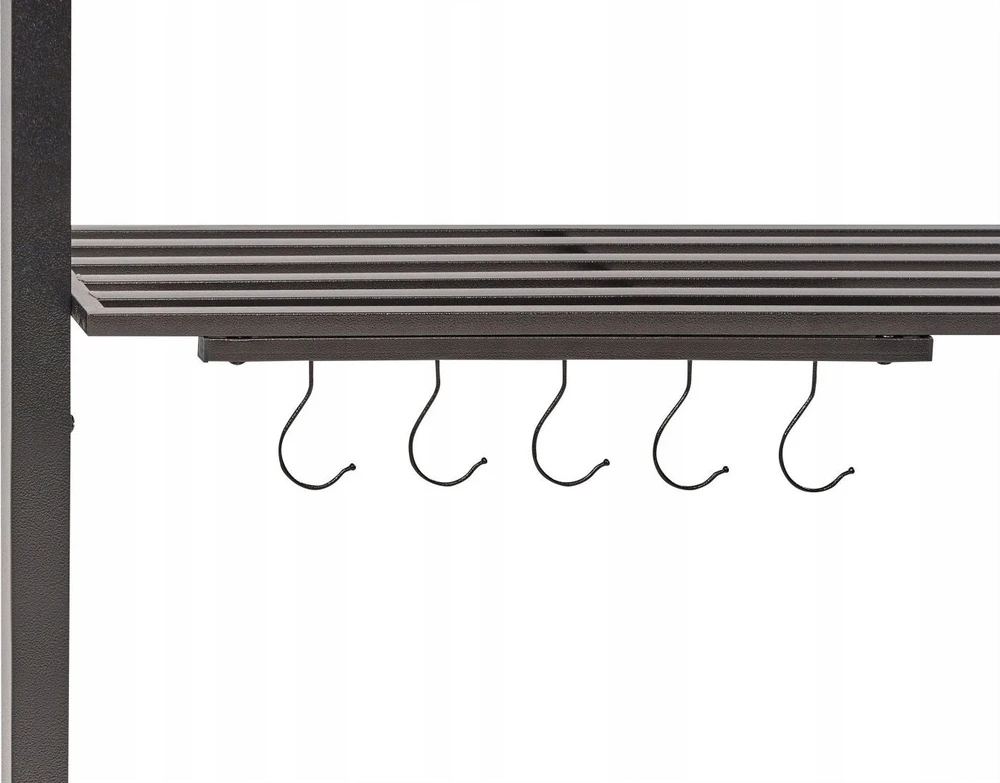 Beliani Sodo pavėsinė NARO metalinė 240 cm 148 cm pilka