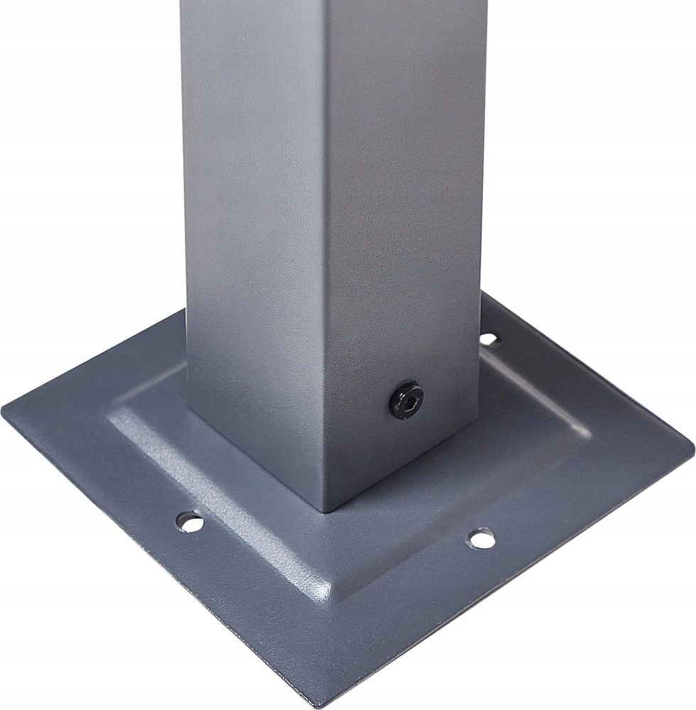 Beliani Sodo pavėsinė su LED apšvietimu PARGA metalinė 310 cm x 310 cm ruda