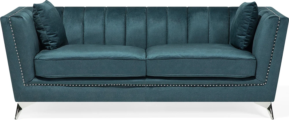 Sofa Beliani 5 vietų minkštų baldų komplektas GAULA, azuro veliūras
