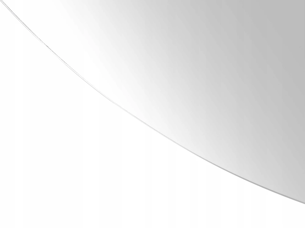 Beliani Vonios veidrodis LED LOUE 60 cm 120 cm sidabrinės spalvos