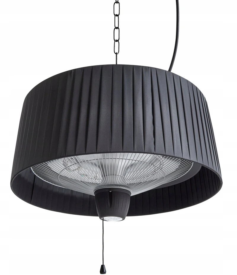 Beliani Kabinamas infraraudonųjų spindulių šildytuvas ASCEA 1500 W, juodas