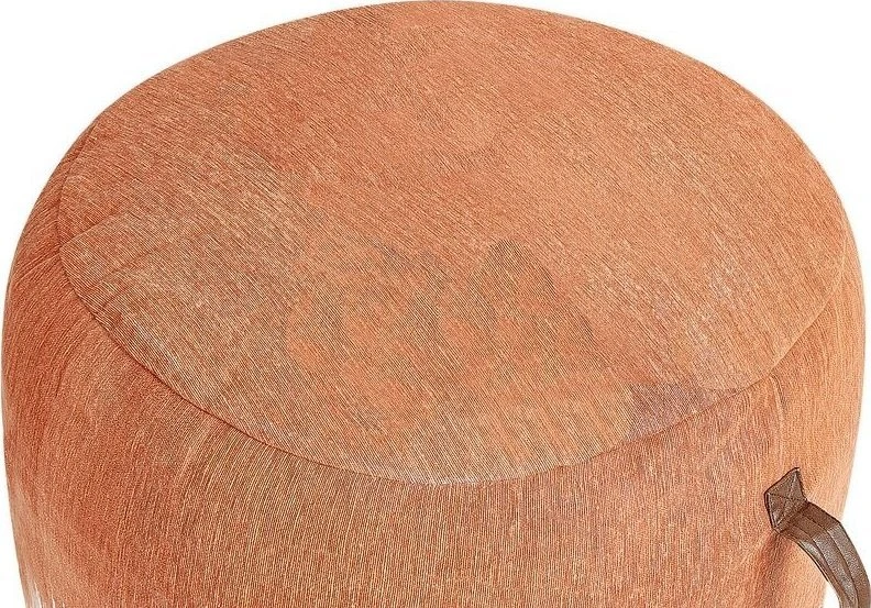 Beliani Pufas KAWAI medvilninis oranžinis