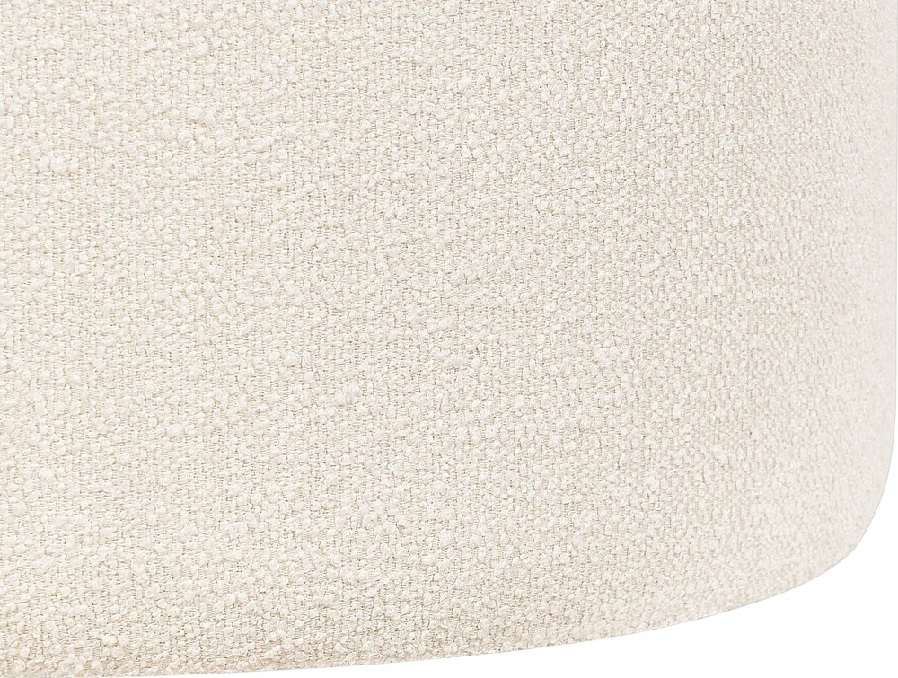 Beliani Pufas MOAB Boucle baltas