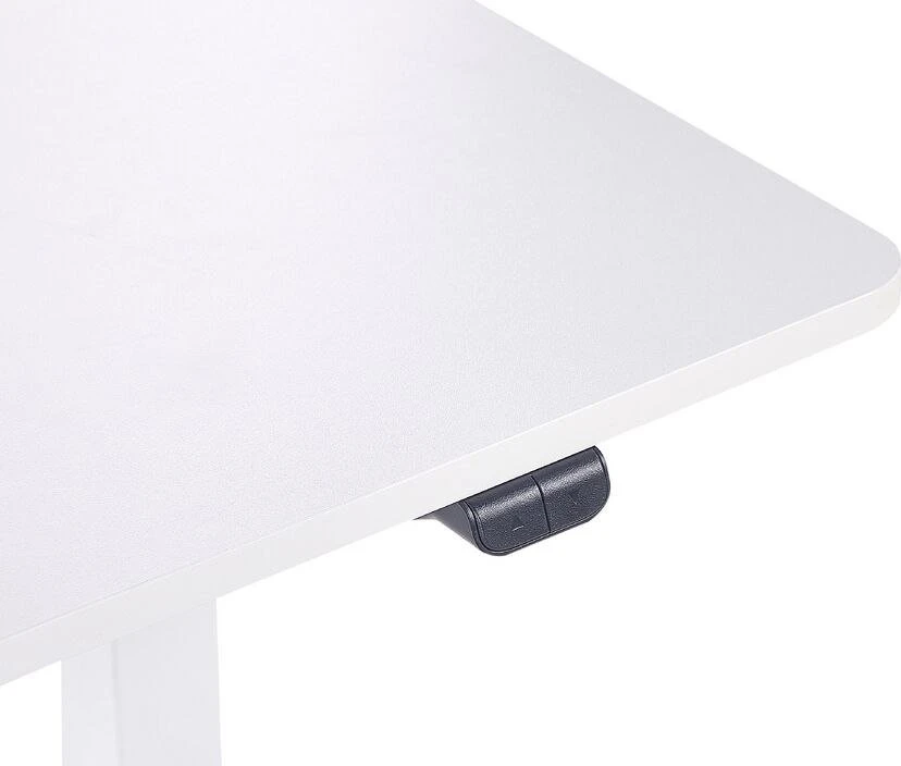 Beliani Elektriškai reguliuojamas rašomasis stalas GRIFTON, baltas, 120x60 cm