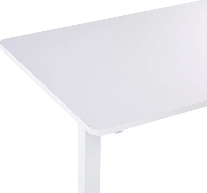 Beliani Elektriškai reguliuojamas rašomasis stalas GRIFTON, baltas, 120x60 cm