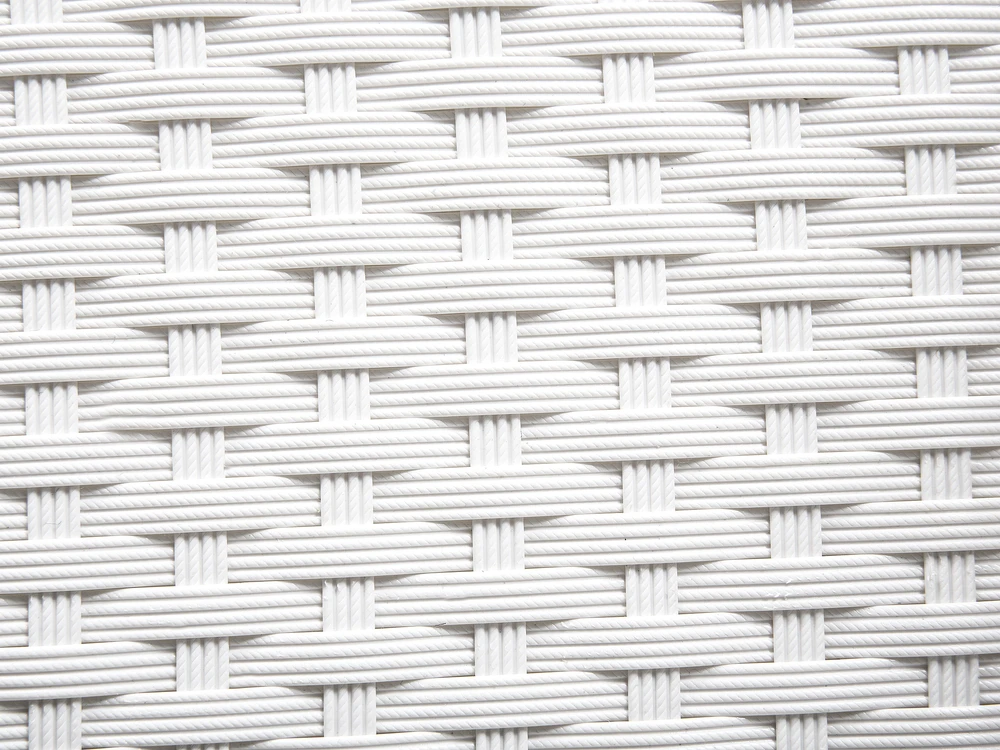 Beliani Sodo stalas ITALY 220 cm 100 cm stiklas baltas