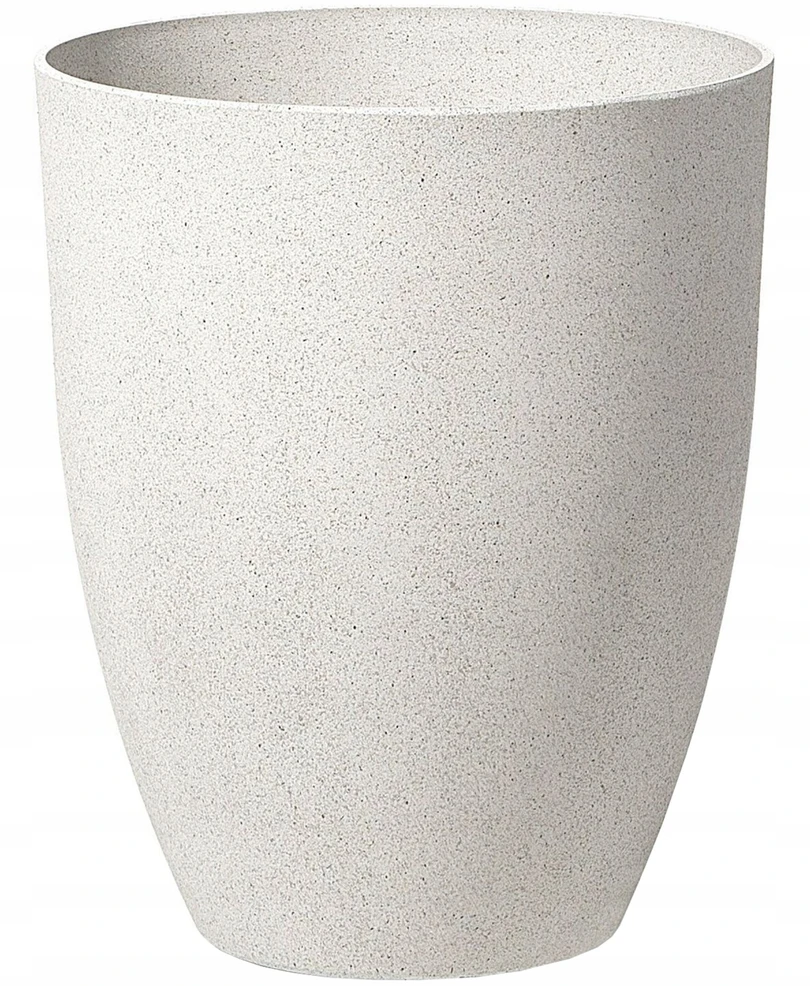 Beliani 2 vazonų rinkinys CROTON 43 cm, balkšva spalva