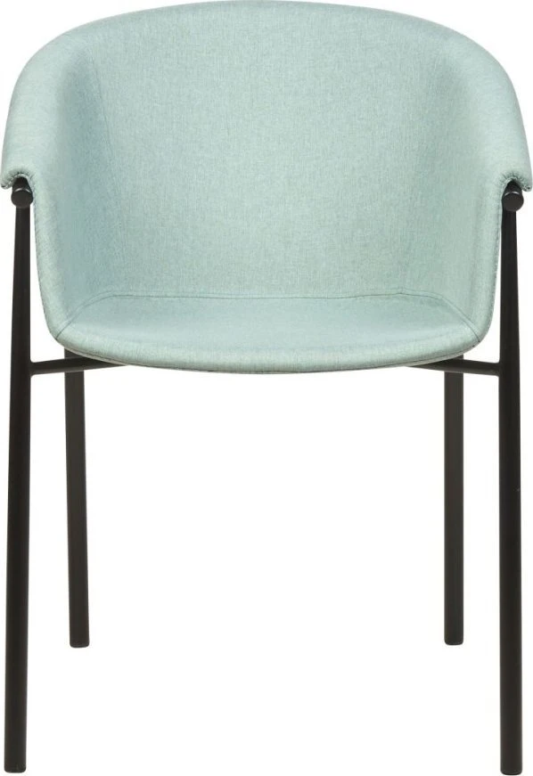 Beliani 2 valgomojo kėdžių komplektas AMES mėtų spalvos