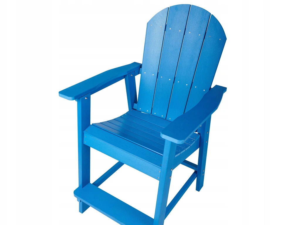 Lauko baldų komplektas Beliani ADIRONDACK balkono baldų komplektas, mėlynas
