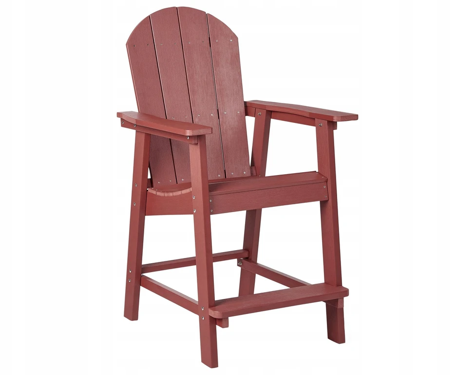 Lauko baldų komplektas Beliani Balkono baldų komplektas ADIRONDACK Raudonas