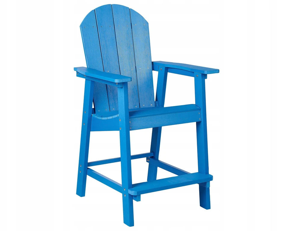 Lauko baldų komplektas Beliani ADIRONDACK balkono baldų komplektas, mėlynas