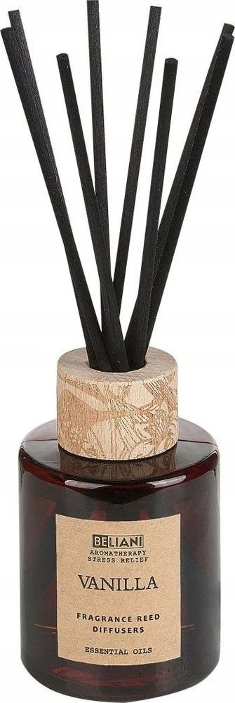 Beliani Kvapnioji žvakė ir difuzorius DARK ELEGANCE 9 cm, rudas