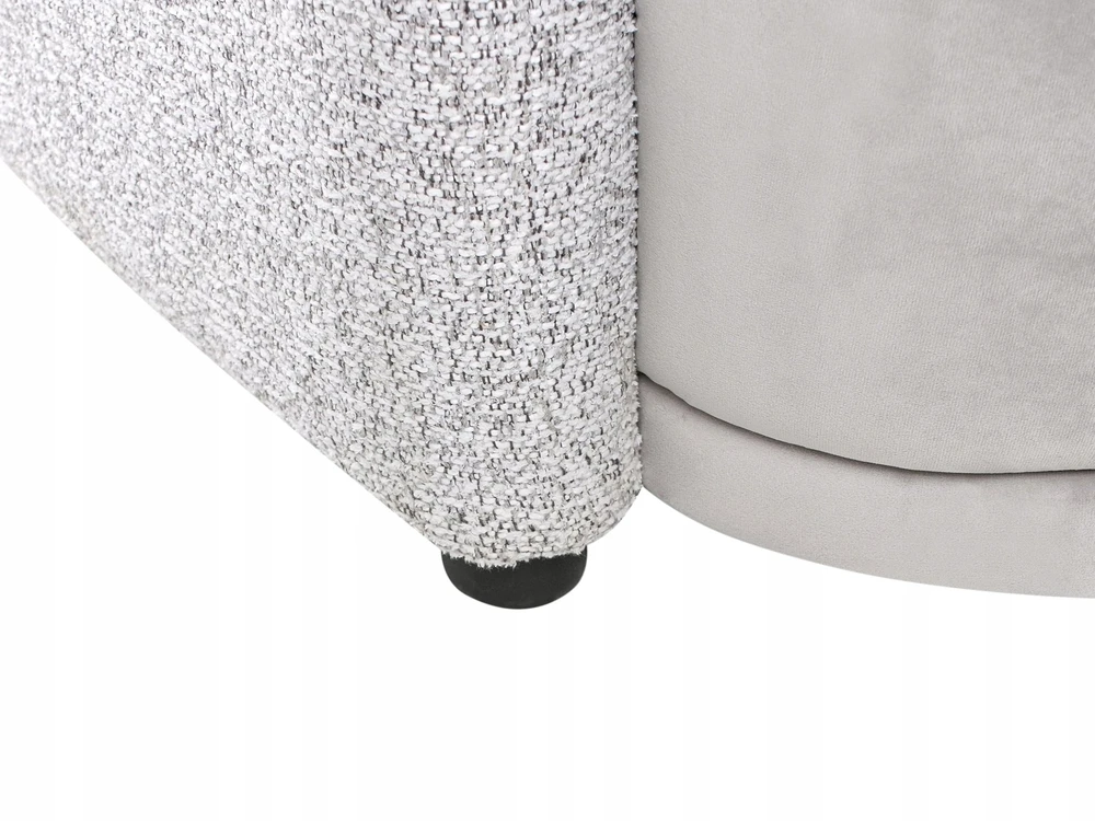 Beliani 3 vietų sofa ROSET pilka