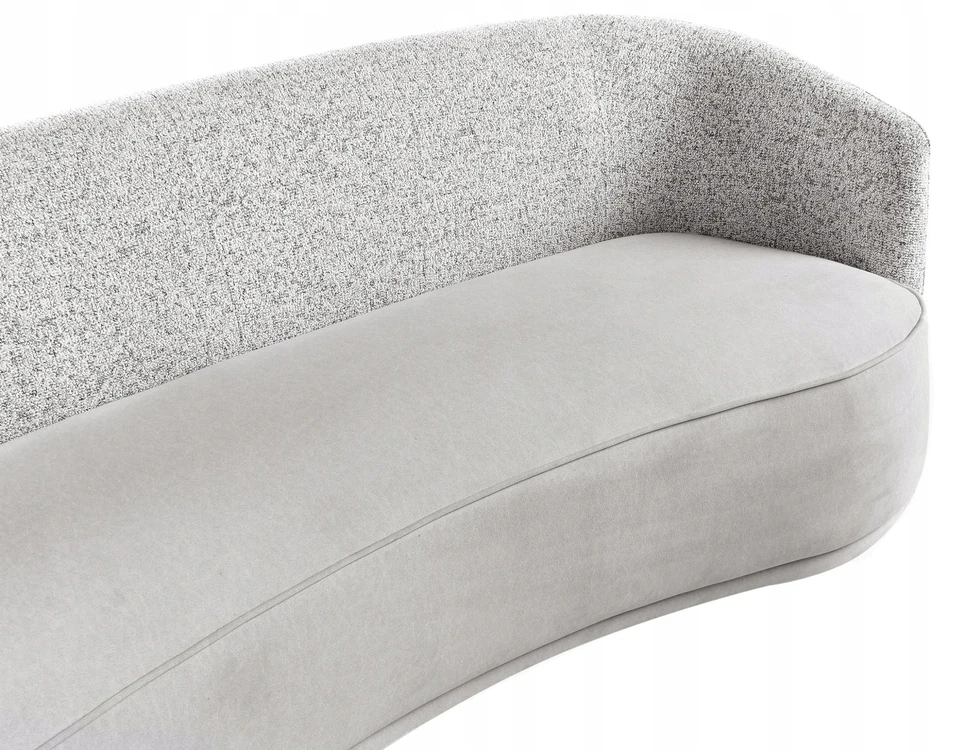 Beliani 3 vietų sofa ROSET pilka