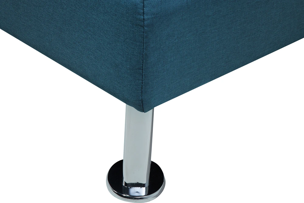Beliani Trivietė išskleidžiama sofa ROXEN mėlyna