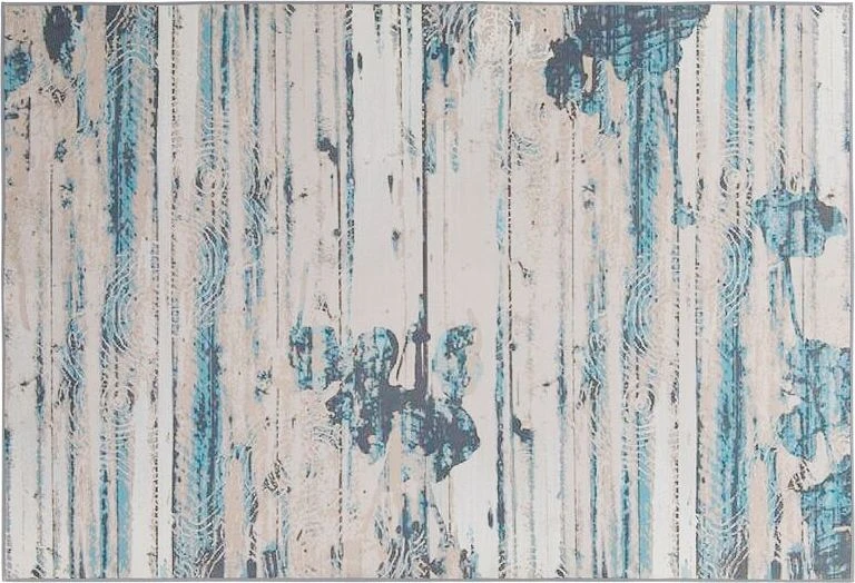Beliani Kilimas BURDUR mėlynas 160 x 230 cm
