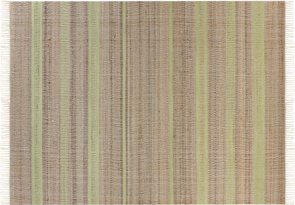 Beliani Džuto kilimas TALPUR šviesiai žalias 160 x 230 cm