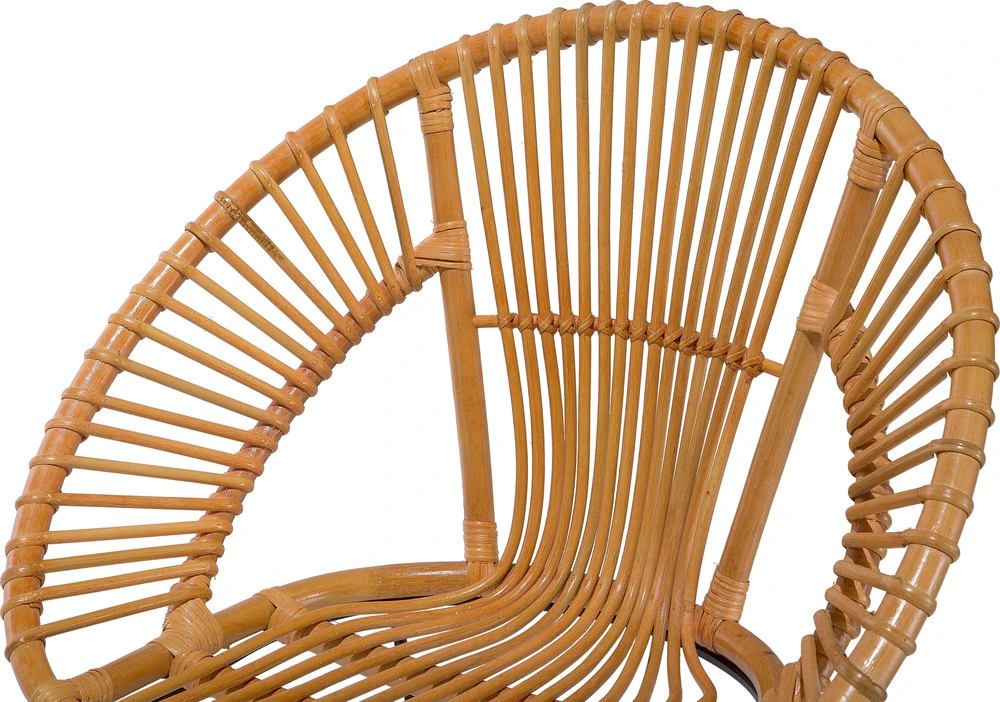 Beliani Valgomojo kėdė SARITA Rattan Natural