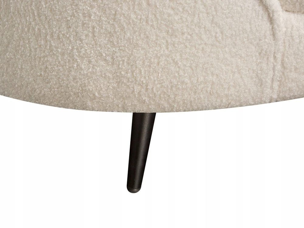 Beliani 2 vietų sofa SAVAR Bouclé balta