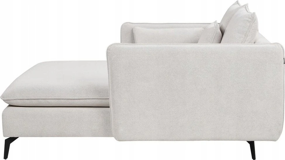 Sofa Beliani Šezlongas CHARMES šviesiai smėlio spalvos