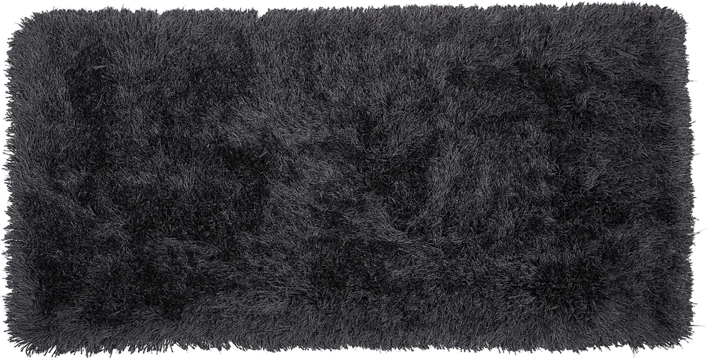 Beliani Shaggy kilimas CIDE juodas 80 x 150 cm