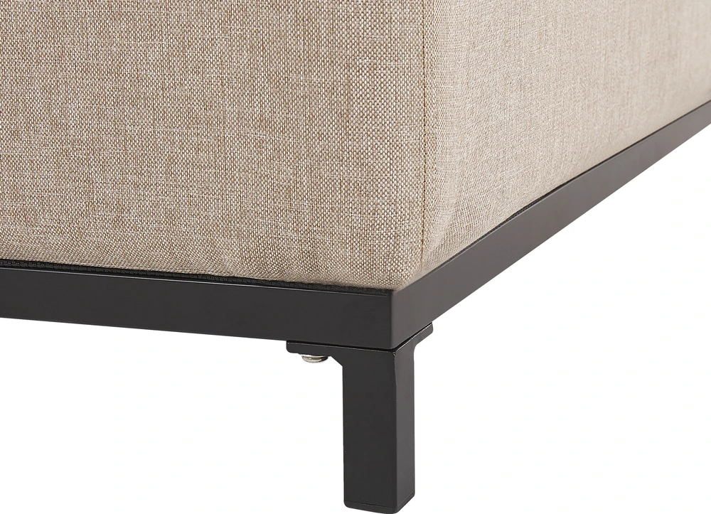 Beliani 2 vietų sodo sofa ROVIGO smėlio spalvos